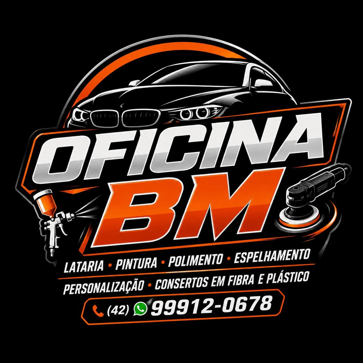 Oficina BM - Lataria, Pintura, Polimento, Espelhamento, Personalização e Consertos