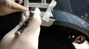 Retoque rápido na pintura automotiva